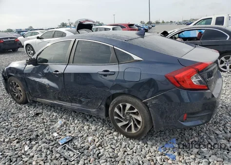 2018 Honda Civic Ex from USA, damaged, VIN 19XFC2F76JE001762